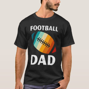 Retro Vintage Football Dad Family Matching Father T-Shirt
