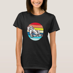 Retro Vintage Formula Racing Sunset Race Car fan T-Shirt