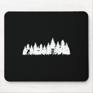 Retro Vintage Frisbee Golf Player Disc Golf 1 Mouse Mat