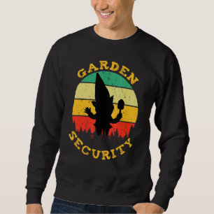 Retro Vintage Gardening Gangster Garden Security G Sweatshirt