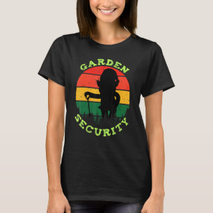 Retro Vintage Gardening Gangster Garden Security G T-Shirt