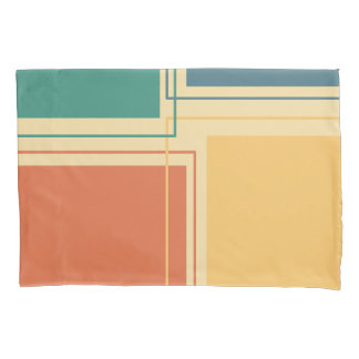 Retro Vintage Geometry Minimalism Pillowcase