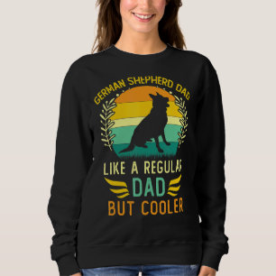 Retro Vintage German Shepherd Dad Father's Day Sweatshirt