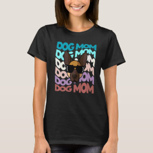 Retro Vintage German Shepherd Dog Mum Sunglasses  T-Shirt
