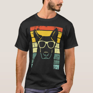Retro Vintage German Shepherd Dog Owners Dog Motif T-Shirt