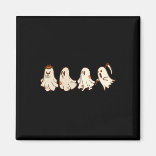 Retro Vintage Ghost Halloween Boo Trick Or Treat S Magnet