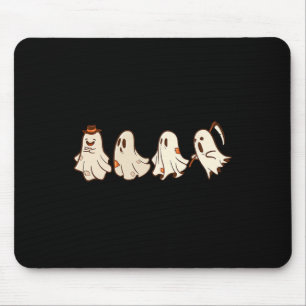 Retro Vintage Ghost Halloween Boo Trick Or Treat S Mouse Mat