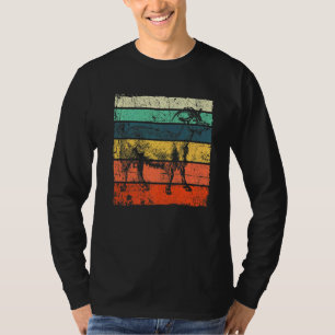 Retro Vintage Goat  Mens Womens Christmas T-Shirt