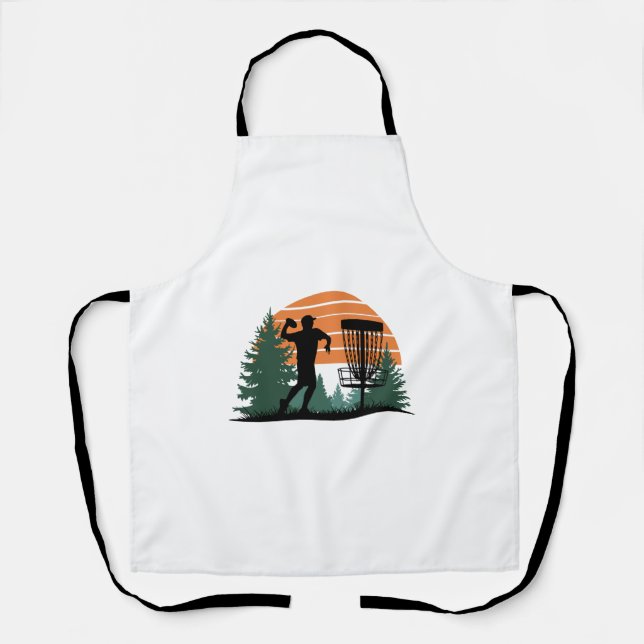 Retro Vintage Golf Disc Playing Apron (Front)