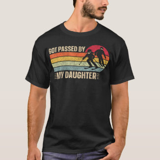 Retro Vintage Got Passed By My Daughter Funny Skii T-Shirt