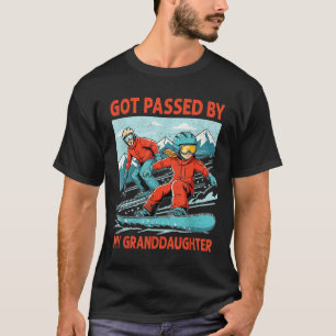 Retro Vintage Got Ped By My Granddaughter Funny Sk T-Shirt