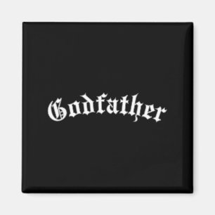 Retro Vintage Gothic Godfather Magnet