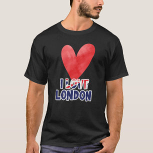 Retro Vintage Graphic I love London City England S T-Shirt