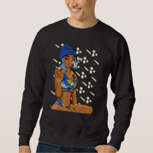 Retro Vintage Graphics For Laney 5s Royal Stoner G Sweatshirt