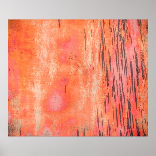 Retro vintage grunge textureabstract, art, home de poster (Front)