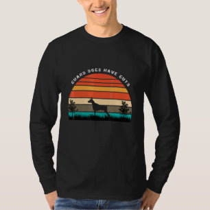 Retro Vintage Guard Dogs Have Guts Men Women Dogs T-Shirt