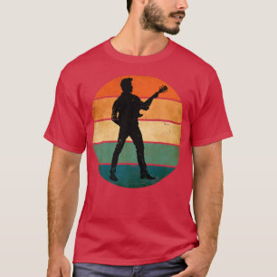 Retro Vintage Guitar Musician Guitarist1029 T-Shirt