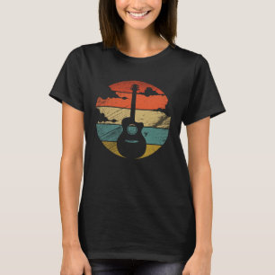 Retro vintage guitar player old school 2 T-Shirt