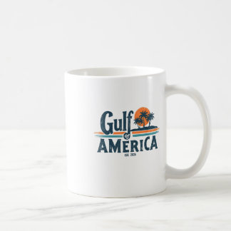 Retro Vintage Gulf Of Us America 2025 American Fla Coffee Mug