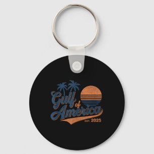 Retro Vintage Gulf Of Us America 2025 American Fla Key Ring