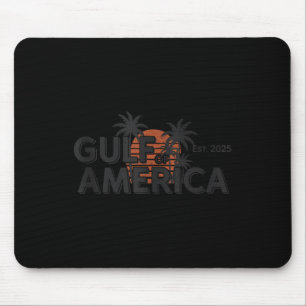Retro Vintage Gulf Of Us America 2025 American Fla Mouse Mat