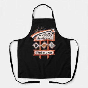 Retro Vintage Halloween Sign – Trick or Treat Apron