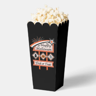 Retro Vintage Halloween Sign – Trick or Treat Favour Box