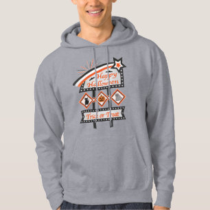 Retro Vintage Halloween Sign – Trick or Treat Hoodie