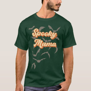 Retro Vintage Halloween, Spooky Mama  T-Shirt