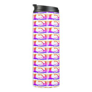 Retro Vintage Hands Handshake Congratulations Thermal Tumbler