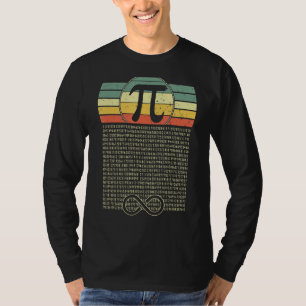 Retro Vintage Happy Pi Day Math Teacher Students K T-Shirt