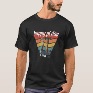 Retro Vintage Happy Pi Day Symbol Mathematic Math T-Shirt