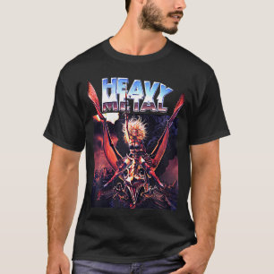 Retro vintage Heavy-movie men women funny Metal-ts T-Shirt