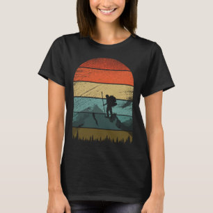 Retro vintage hiking and camping hobby 2 T-Shirt