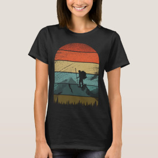 Retro vintage hiking and camping hobby 2 T-Shirt