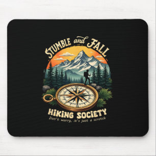 Retro Vintage Hiking And Climbing Costume Vintage Mouse Mat