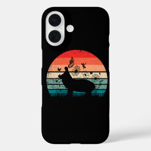 Retro Vintage Hippo Hippopotamus Hippo Lover iPhone 16 Case