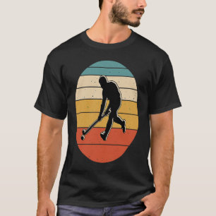 Retro Vintage Hockey  Ice Hockey Frisbee T-Shirt