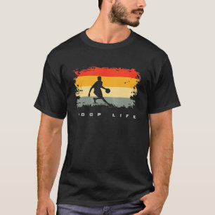 Retro Vintage Hoop Life Basketball Players T-Shirt
