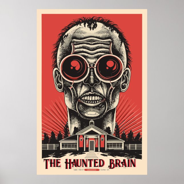 Retro vintage Horror movie  Poster (Front)