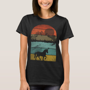 Retro vintage Horse and cute animal 6 T-Shirt