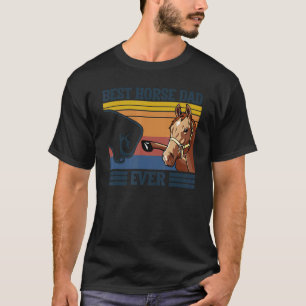 Retro Vintage Horse Dad Cool Father's Day Gift T-Shirt