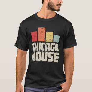 Retro Vintage House Music French House & Chicago T-Shirt