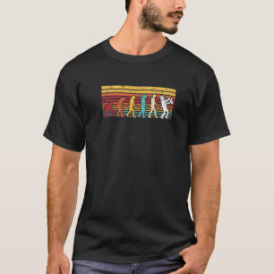 Retro Vintage Human Evolution Saxophonist T-Shirt