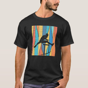 Retro Vintage Hurdles Track And Field T-Shirt