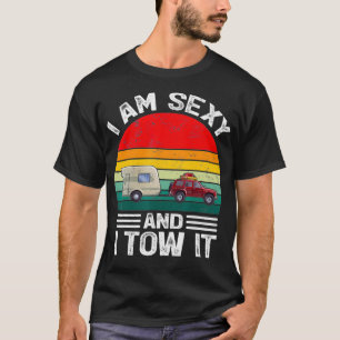 Retro Vintage I Am Sey And I Tow It Funny Tow Truc T-Shirt