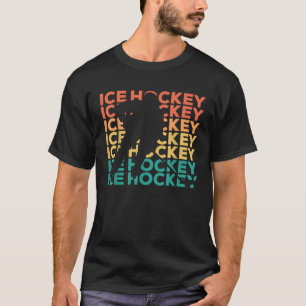 Retro Vintage Ice Hockey Gift For Ice Hockey Playe T-Shirt
