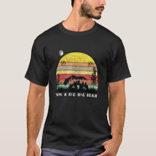 Retro Vintage Im A Big Big Bear Boys Men Boy Bear T-Shirt