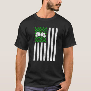 Retro Vintage Irish USA Flag Sport Boxing St.Patri T-Shirt