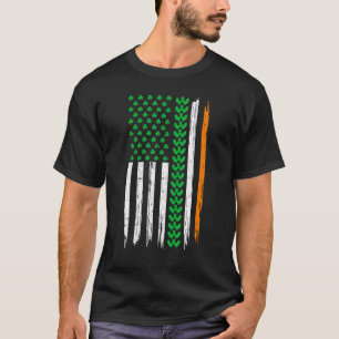 Retro Vintage Irish Usa Flag Sport Wrestling St Pa T-Shirt